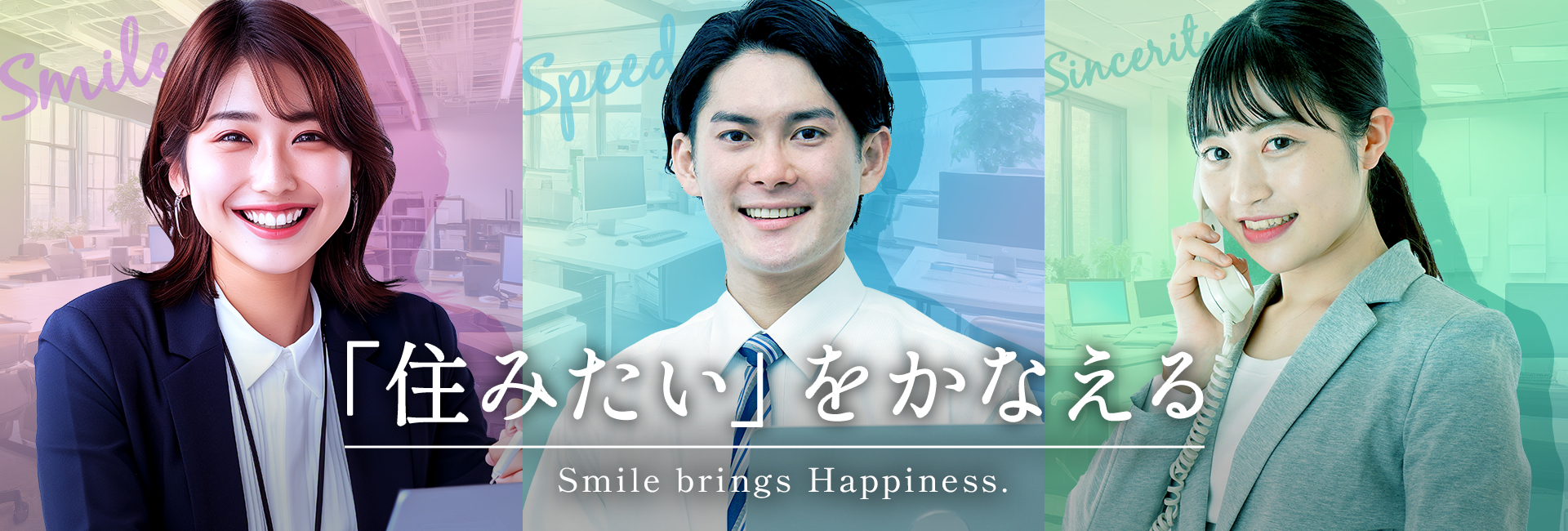 「住みたい」をかなえる　Smile brings Happiness.