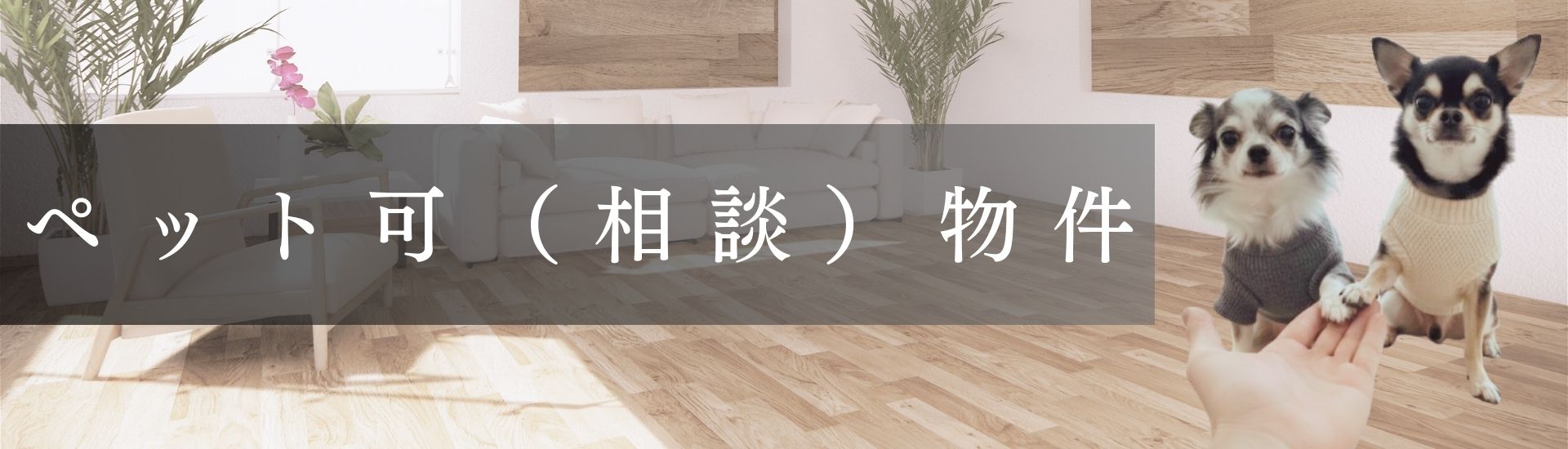 ペット可(相談)物件