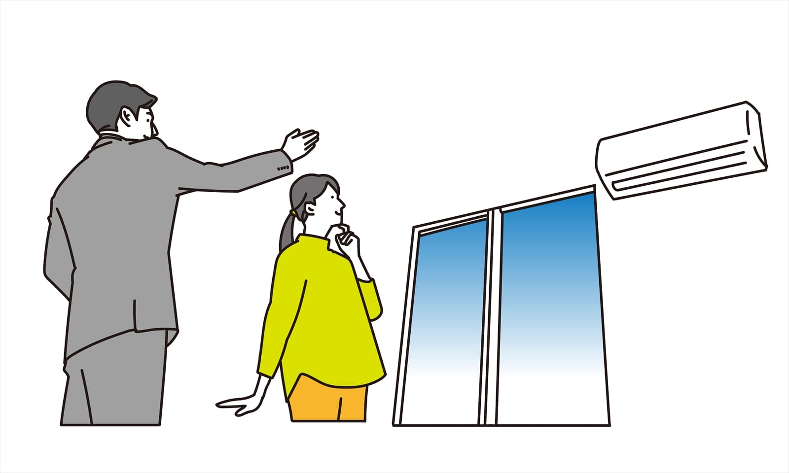 カップルの内見